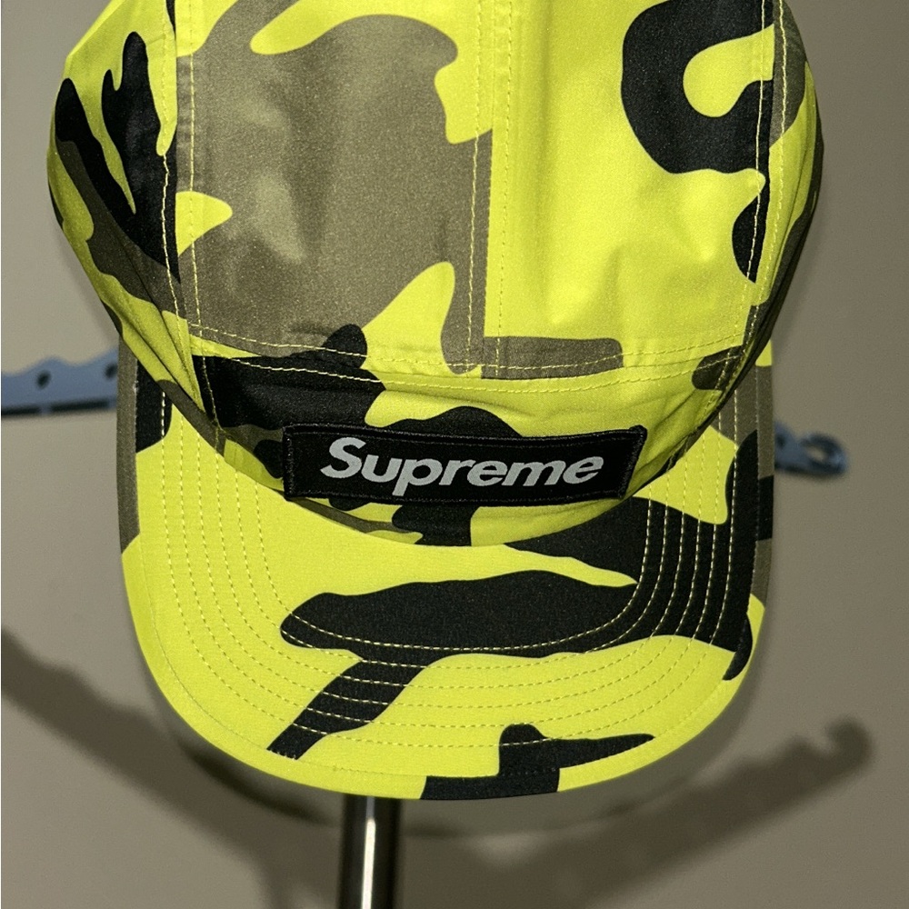 Supreme Black and Yellow Cap